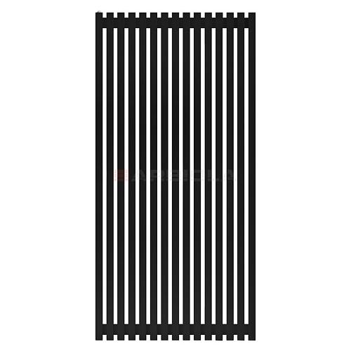  Arbiola Ritmo H 1750-40-15 секции черный вертикальный радиатор c боковым подключением
