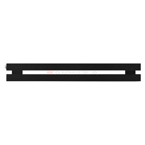 Arbiola Gorizont Ritmo H 700-40-02 секции чёрный горизонтальный  радиатор c боковым подключением