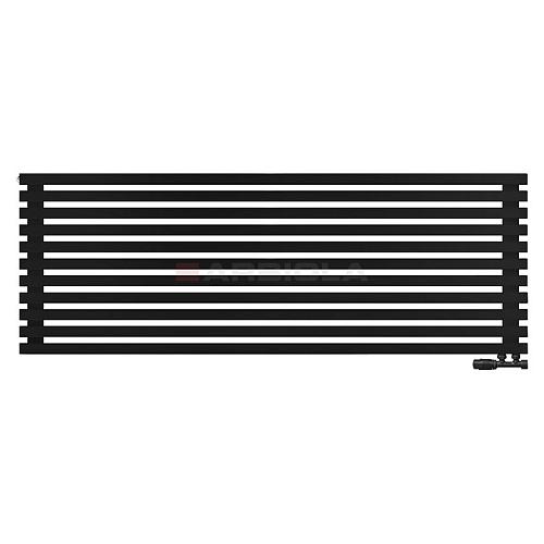 Arbiola Ritmo Gorizont V 1500-40-11 секций чёрный горизонтальный радиатор c нижним подключением