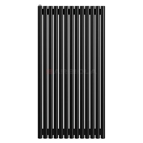Arbiola Iris 42 H 1250-42-13 секции черный вертикальный радиатор c боковым подключением