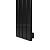 Arbiola Liner H 1000-36-09 секции черный вертикальный радиатор c боковым подключением