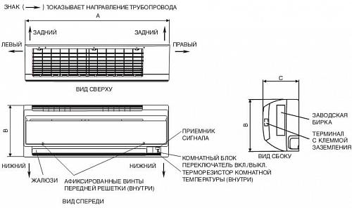 Настенный кондиционер сплит-система Daikin FTYN25L/RYN25L