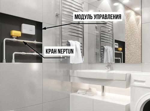 Neptun PROFI 220В 3/4 Кран шаровый с электроприводом