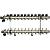 Oventrop Multidis SF Коллектор 12 отводов G 3/4'' с вентильными вставками (воздушник сзади)