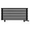 Arbiola Gorizont Ritmo VZ 1200-40-10 секций чёрный горизонтальный  радиатор c нижним подключением (на ножках)