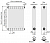 Rifar Tubog 3180 4 секции стальной трубчатый радиатор c боковым подключением