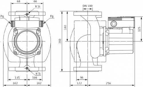 Wilo TOP-S 100/10 DM PN10 Циркуляционный насос фланцевый