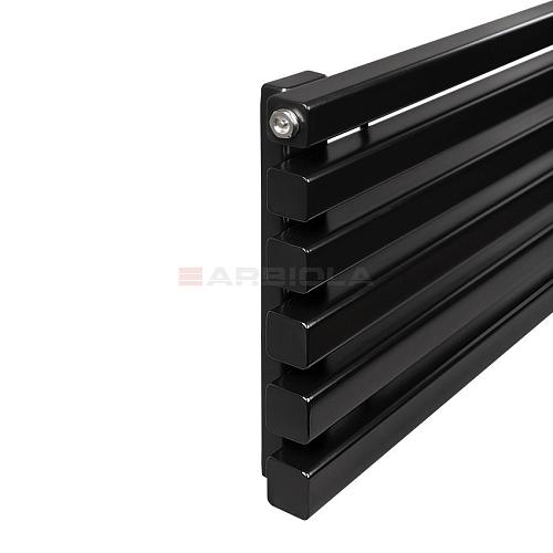 Arbiola Gorizont Ritmo V 500-40-30 секции чёрный горизонтальный радиатор c нижним подключением