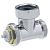 Hummel G1/2"xG3/4" Термовентиль угловой блестящий хром
