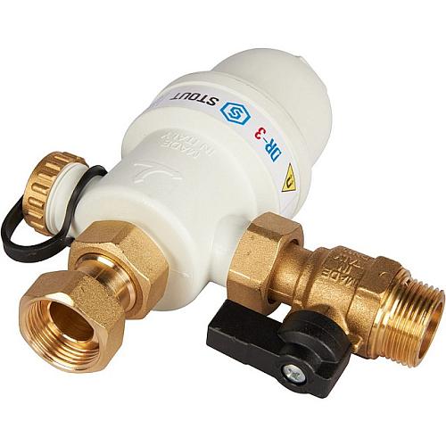 STOUT Фильтр-шламоотделитель G 3/4M-G 3/4RN-G 3/4M с магнитом для настенных котлов FW-0072-000020