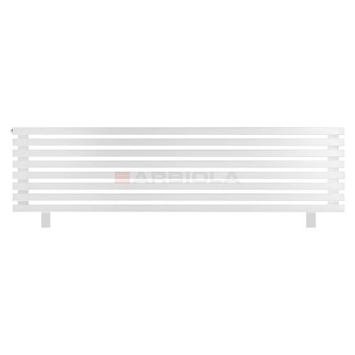 Arbiola Gorizont Ritmo HZ 1800-40-08 секций белый горизонтальный  радиатор c боковым подключением (на ножках)