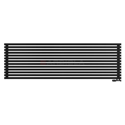 Arbiola Ritmo Gorizont V 2500-40-13 секций чёрный горизонтальный радиатор c нижним подключением