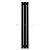 Arbiola Liner H 1000-36-03 секции черный вертикальный радиатор c боковым подключением