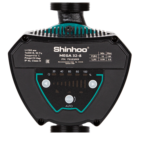 SHINHOO MEGA 32-12 1x230V Циркуляционный энергоэффективный насос