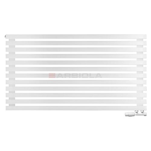 Arbiola Ritmo Gorizont V 1200-40-12 секций белый горизонтальный радиатор c нижним подключением