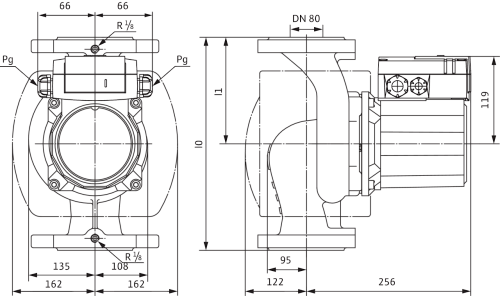 Wilo TOP-Z 80/10 DM PN10 RG Циркуляционный насос