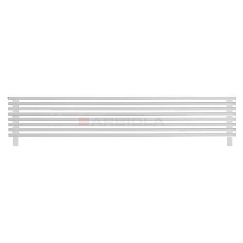 Arbiola Gorizont Compact HZ 2500-63-08 секции белый горизонтальный радиатор c боковым подключением с ножками