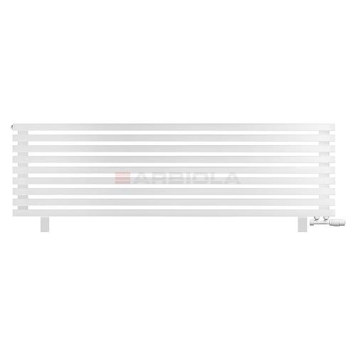Arbiola Gorizont Ritmo VZ 1800-40-09 секций белый горизонтальный  радиатор c нижним подключением (на ножках)