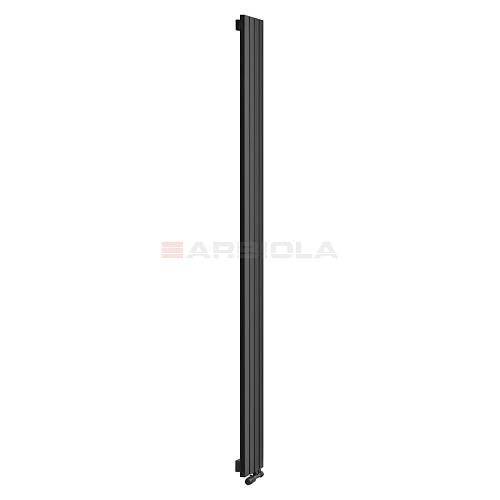 Arbiola Liner V 2500-36-11 секции черный вертикальный радиатор c нижним подключением