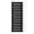 Arbiola Gorizont Iris H 500-42-26 секции черный горизонтальный радиатор c боковым подключением