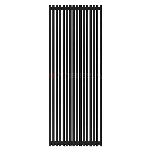 Arbiola Ritmo H 2500-40-16 секции черный вертикальный радиатор c боковым подключением