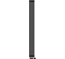 КЗТО QUADRUM 30 V 2- 1750-4 R RAL1T103S9005 Радиатор (черный матовый муар) с нижним подключением
