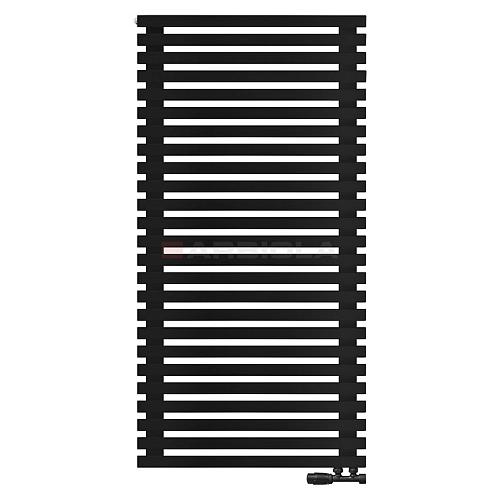 Arbiola Gorizont Ritmo V 700-40-25 секций чёрный горизонтальный радиатор c нижним подключением